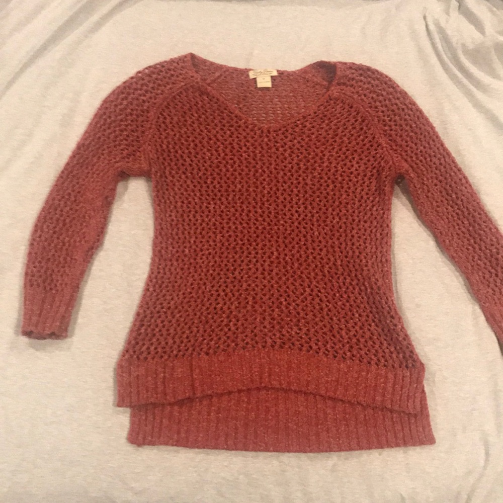 Burnt Orange Lucky Sweater 🍀